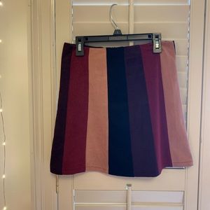 Striped She + Sky skirt